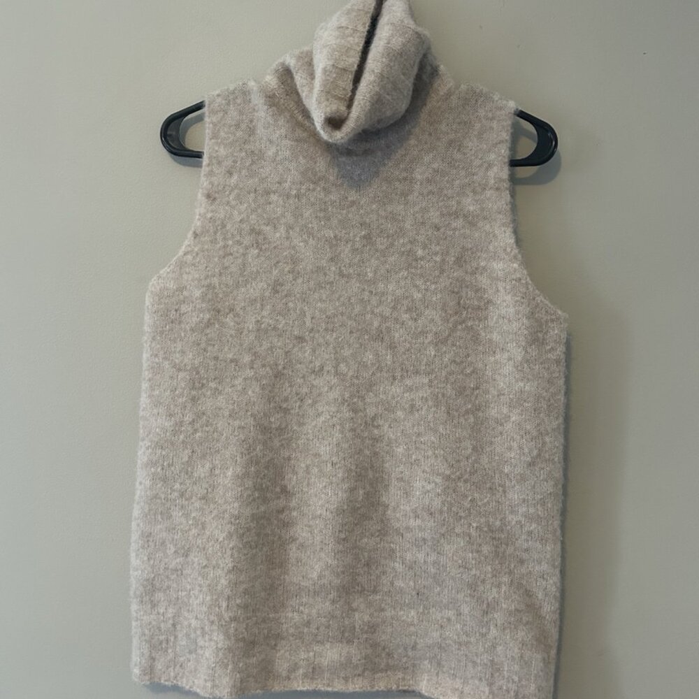LINE Beige Sleeveless Turtleneck Sweater Small - New without tags (NWOT)